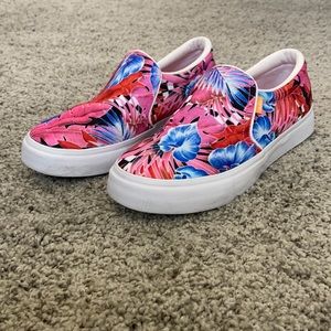 Nike Floral Print Slip On Shoes